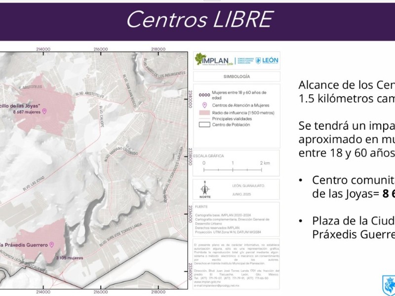 Brindarán atención a mujeres de 187 colonias, en derechos y prevención