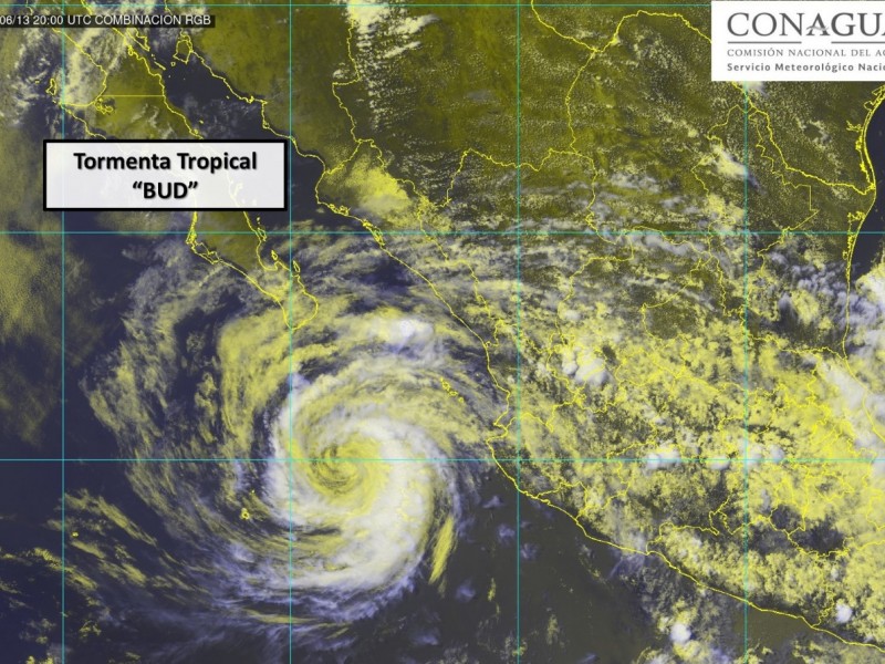Bud se debilita, provocará lluvias moderadas en Sinaloa