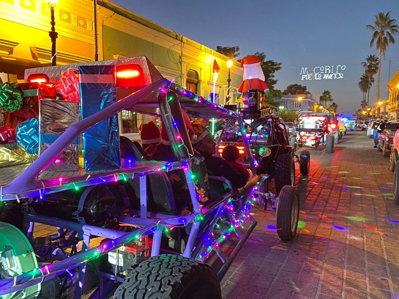 Buggys Navideños recorren calles de Mocorito Pueblo Mágico