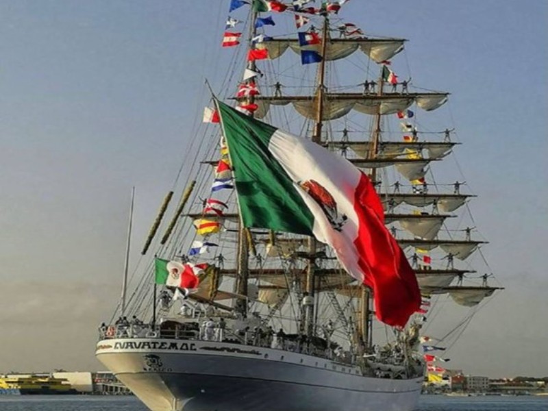 Buque Cuauhtémoc zarpa de Nueva York tras accidente fatal