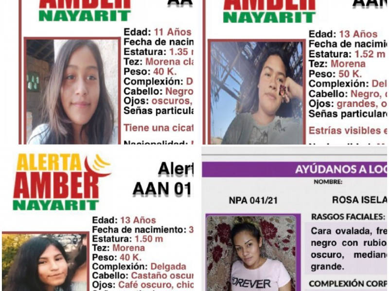 Busca Fiscalía Nayarit 4 femeninas desaparecidas; 2 son hermanas