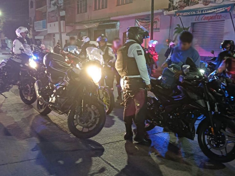 Busca Policía Vial meter en orden a los motociclistas en León