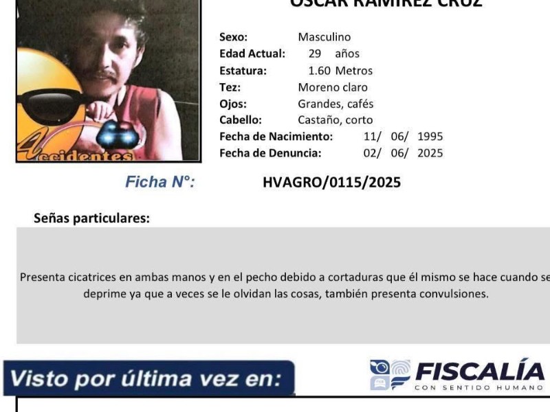 Buscan a joven desaparecido en Coyuca de Benitez