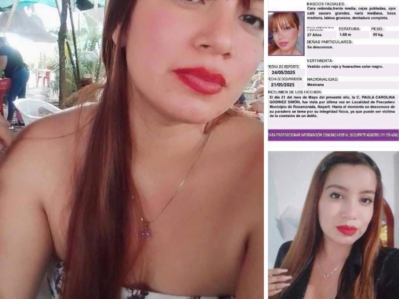 Buscan a joven policía desaparecida en Rosamorada