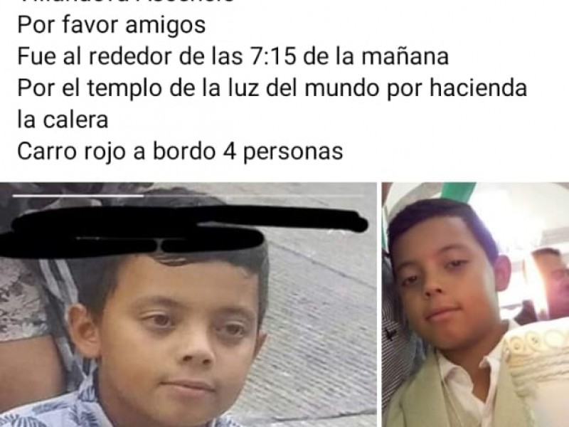 Buscan a niño robado en la Helidoro Hernández