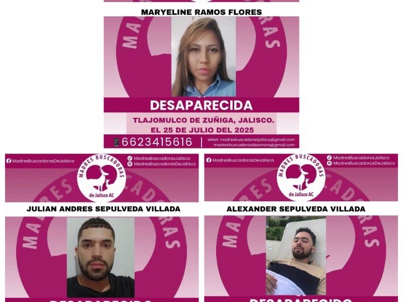 Buscan a tres colombianos desaparecidos en Tlajomulco