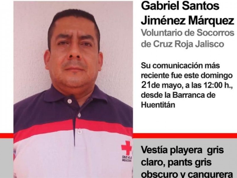 Buscan a voluntario de la Cruz Roja