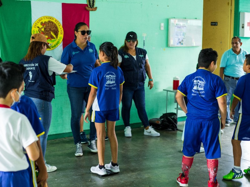 Buscan combatir sedentarismo en escuelas del municipio de Veracruz