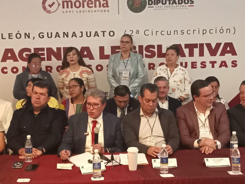 Buscan diputados federales reunificación de Morena en Guanajuato