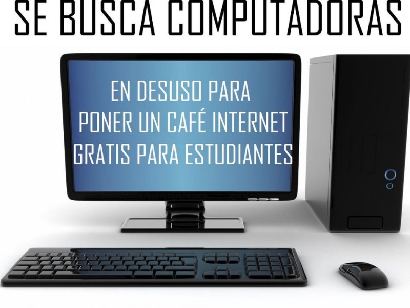 Buscan instalar café internet para niños de escasos recursos