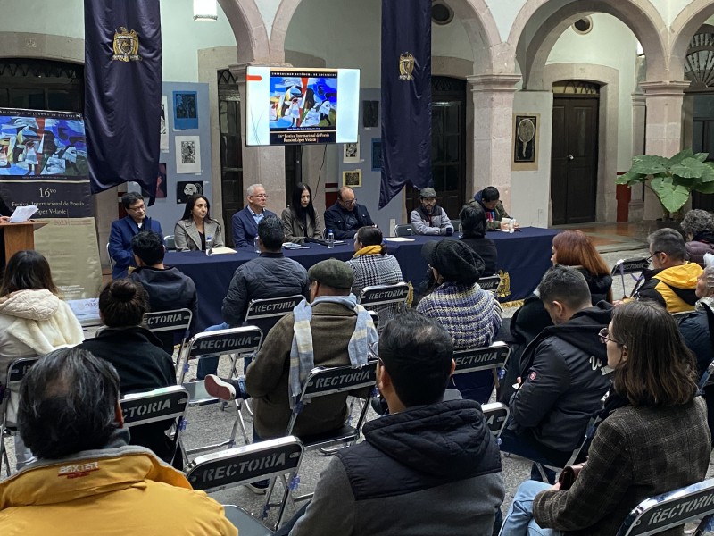 Buscan llegar a nuevos públicos con Festival Internacional de Poesía