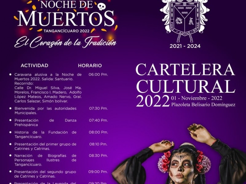 Buscan preservar tradiciones características del Día de Muertos en Tangancícuaro