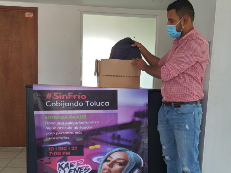 Buscan recolectar cobijas para personas vulnerables en Toluca