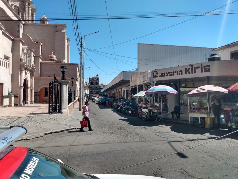 Buscan reorganizar estacionamiento para los comerciantes de Sahuayo