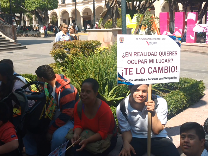 Buscan respeto en Sahuayo para personas con discapacidades