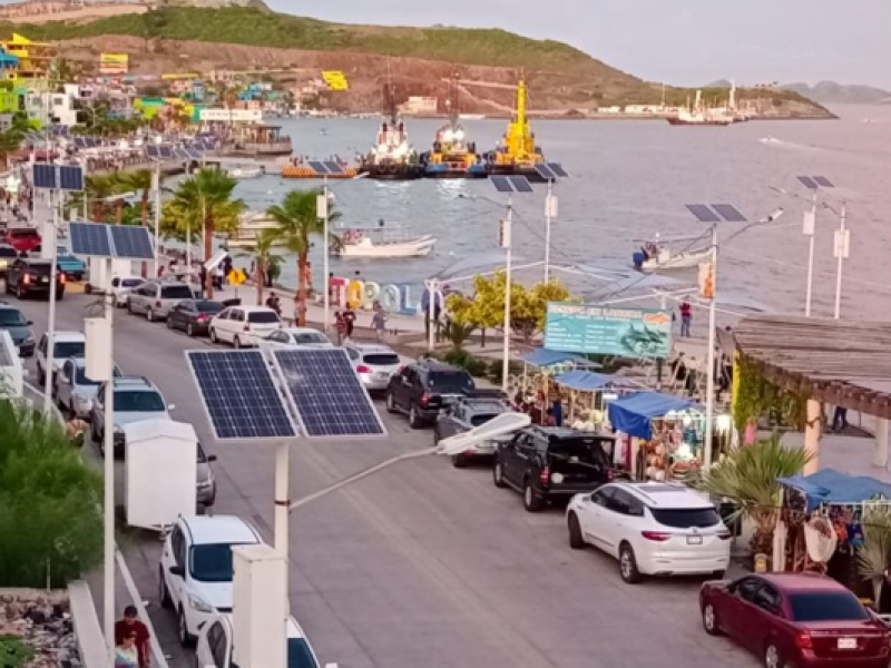 Buscan solución al congestionamiento vial en Topolobampo