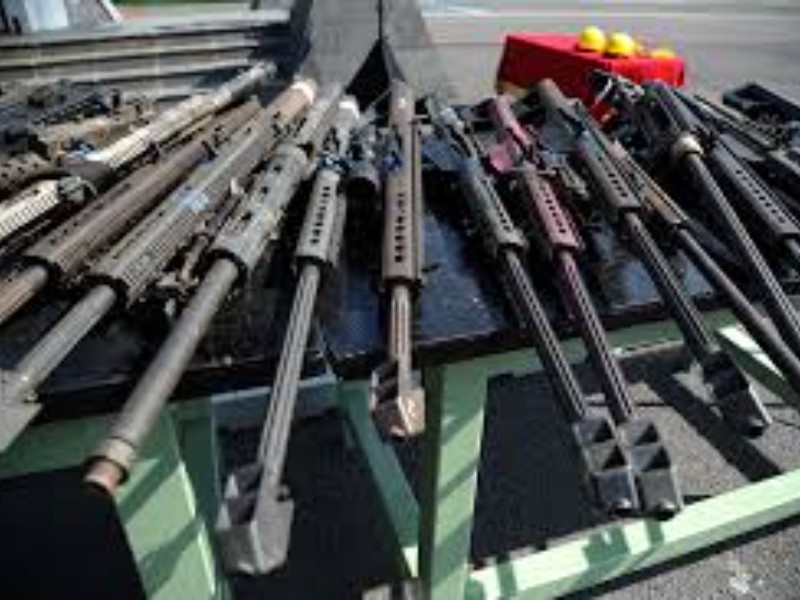 Cada vez más la delincuencia cuenta con armas de alto poder