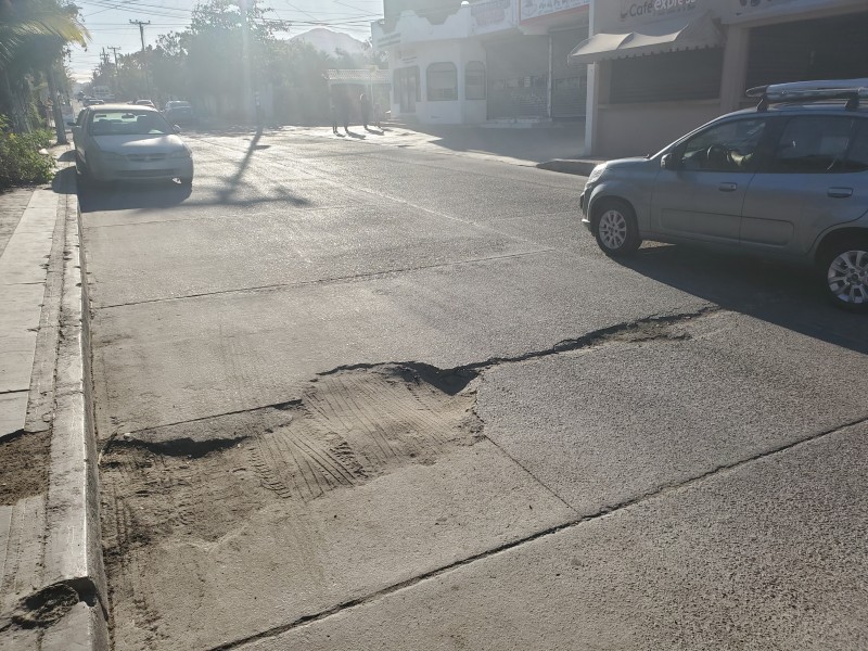 Cada vez son más los baches tras fugas