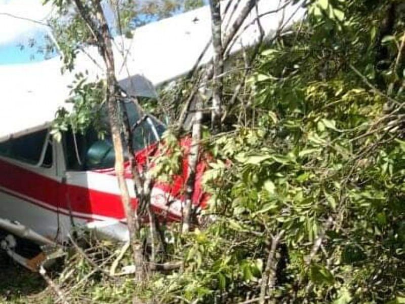 Cae avioneta en Comitán