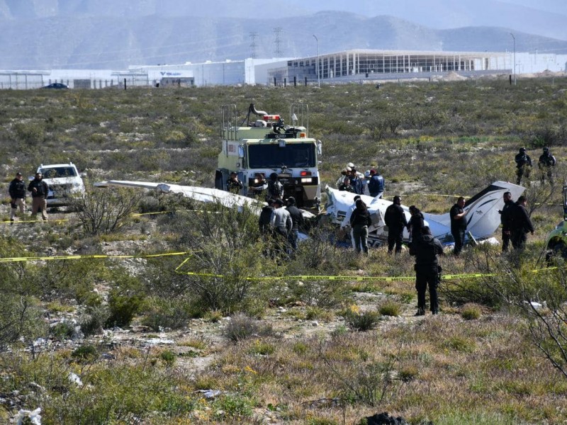 Cae avioneta en Ramos Arizpe, Coahuila; Reportan 4 muertos