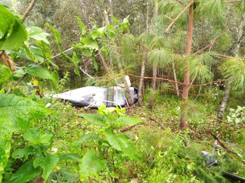 Cae helicoptero de la SEDENA