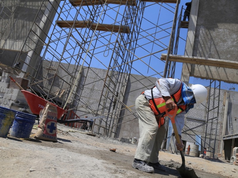 Cae industria de la construcción en Chiapas