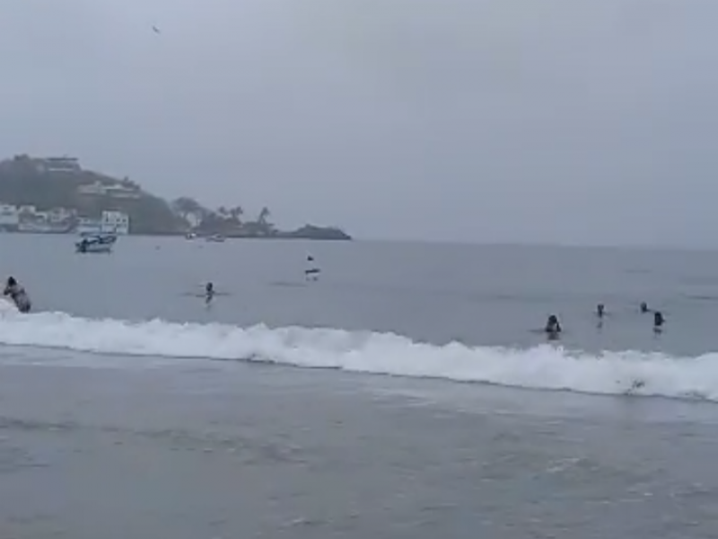 Cae la primera lluvia en Guayabitos