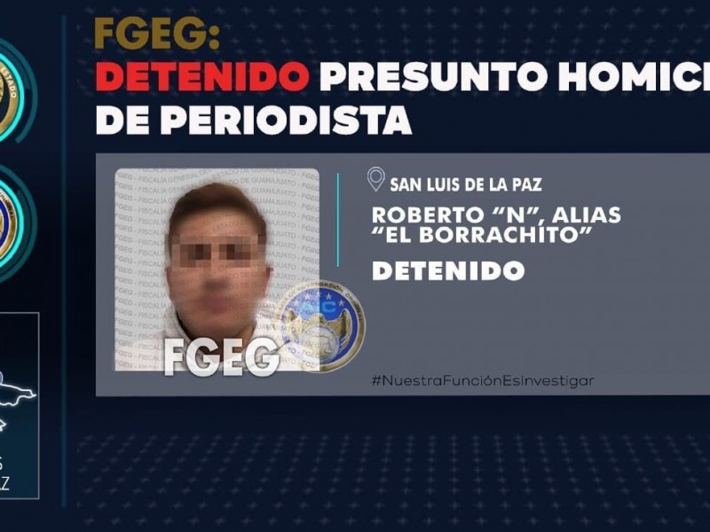 Cae presunto asesino del periodista Ernesto Méndez