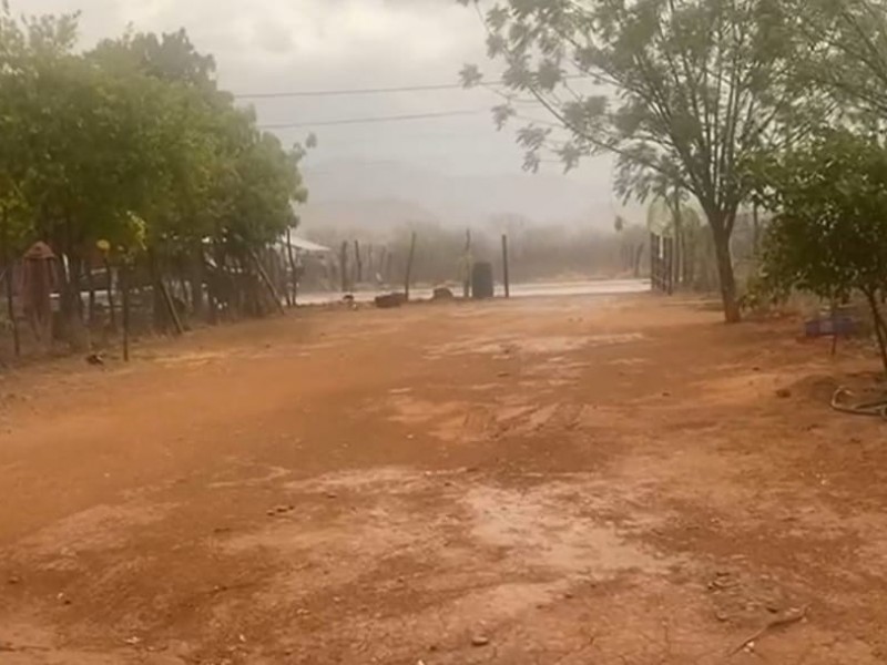 Cae primera lluvia en Choix, no deja aportaciones en presas