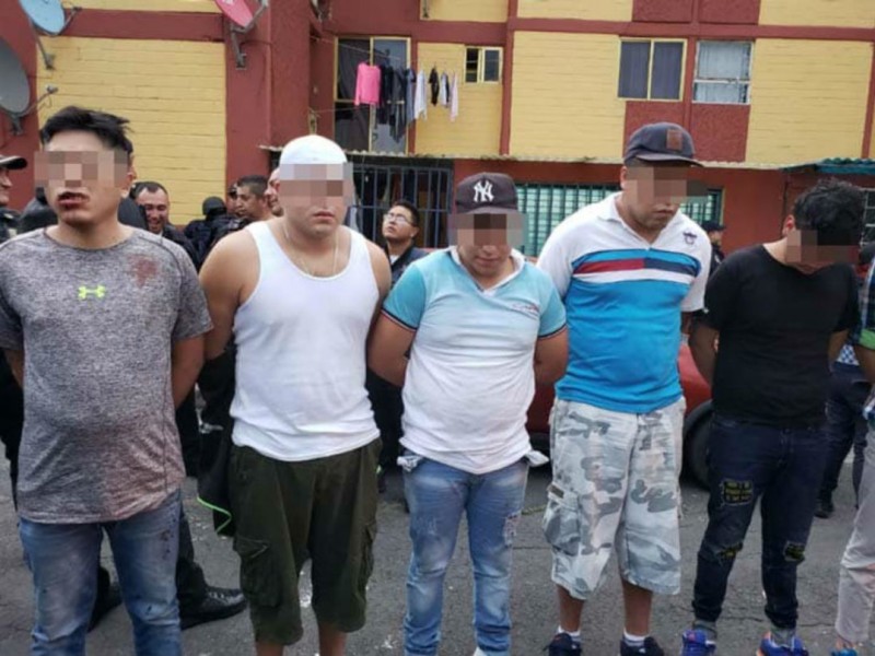 Caen 10 presuntos narcomenudistas en Coyoacán