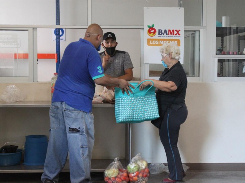 Caen donaciones en Banco de alimentos ante crisis de empresarios
