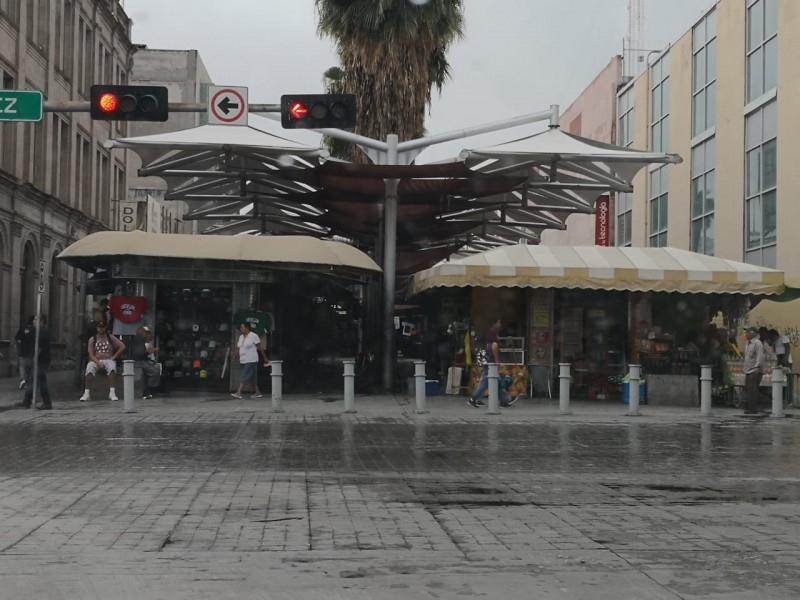 Caen ventas por lluvias