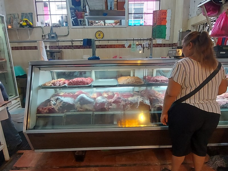 Caidas las ventas de carne en el centro de Tepic