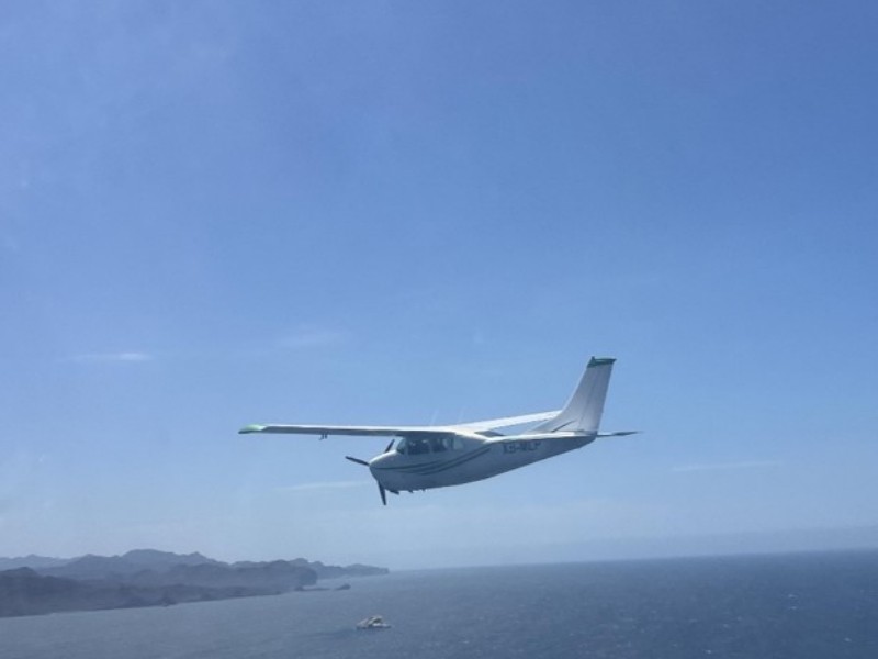 Cajeme: Aseguran avioneta que aterrizó en pista clandestina