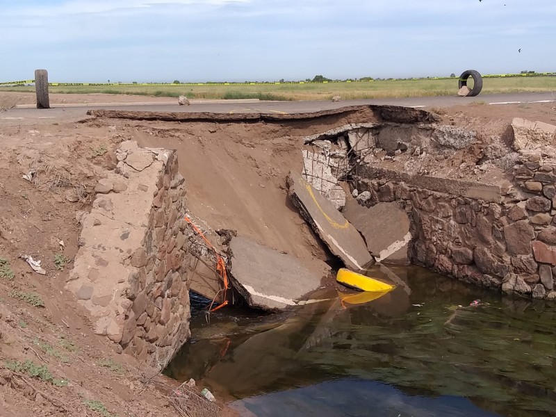 Cajeme: colapso de carril pone en riesgo a turistas