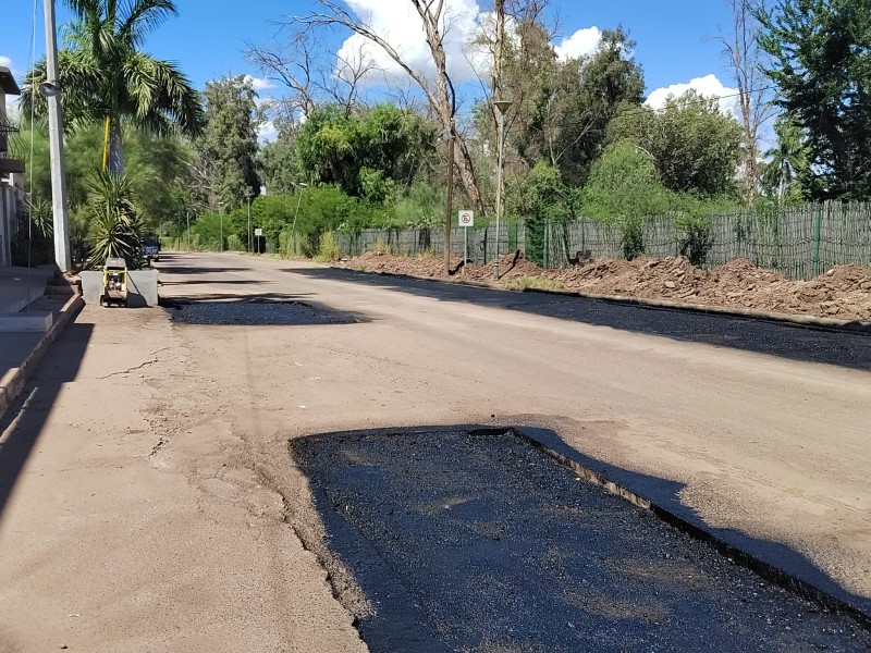 Cajeme condenado a baches si continúa rehabilitación con asfalto