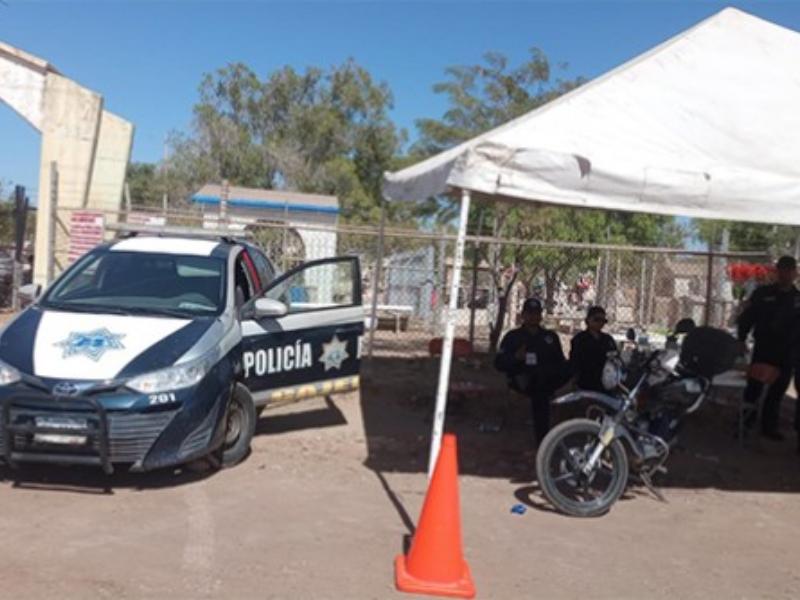 Cajeme desplegará 150 policías en panteones por Día de Muertos