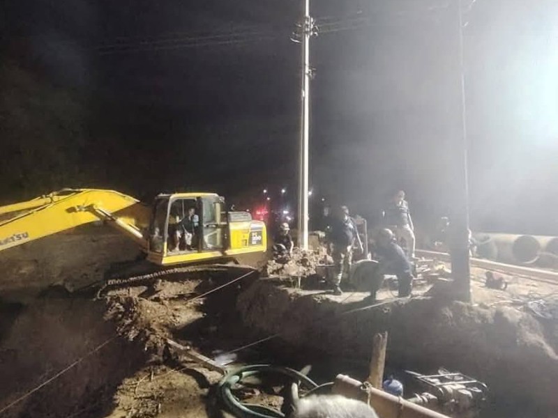Cajeme lamenta fallecimientos en obra de alcantarillado en construcción