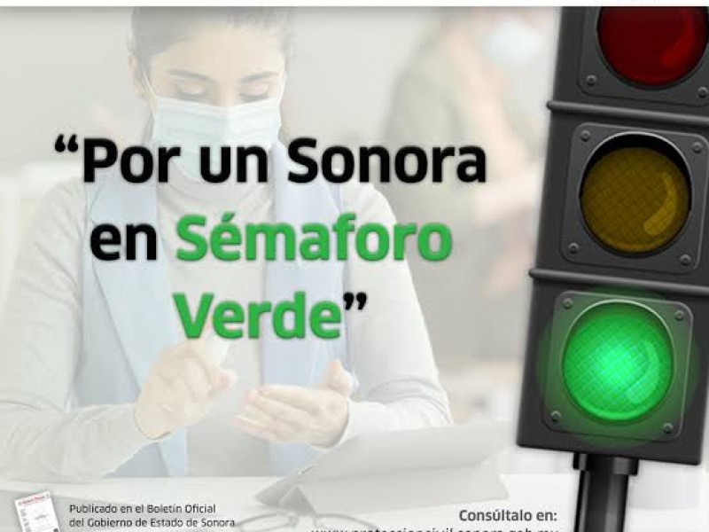 Cajeme pasa a Semáforo Verde, Navojoa y Huatabampo en Amarillo