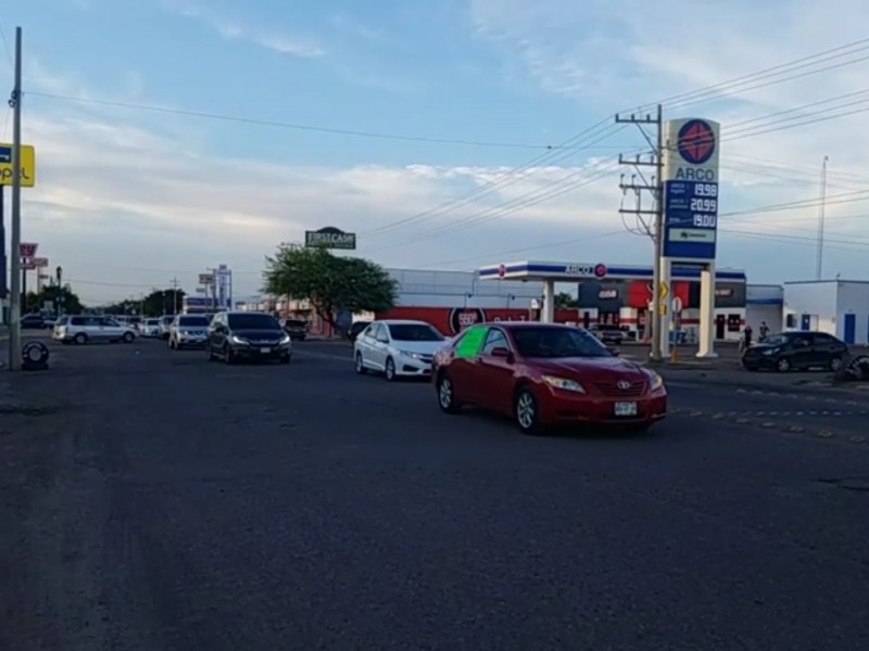 Cajemenses participan en la 4ta manifestación contra AMLO