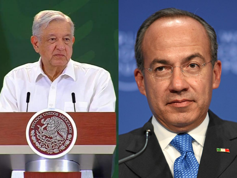 Calderón tiene Covid-19; AMLO le desea pronta recuperación