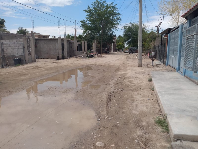 Pavimentarán este año calle San Rafael en la colonia Insurgentes