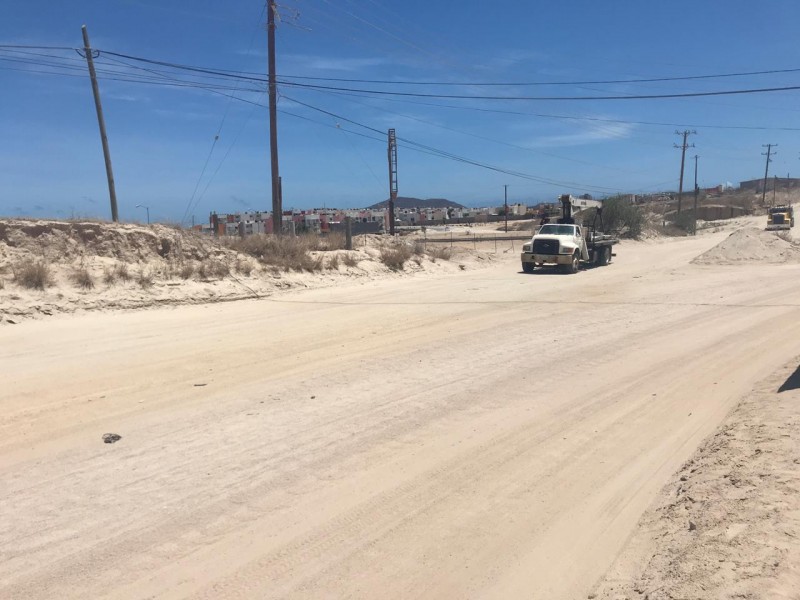 Calle Tamaral será pavimentada a finales de año