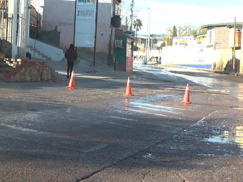 Calles Congeladas por Temperaturas -4 grados centrigadros...