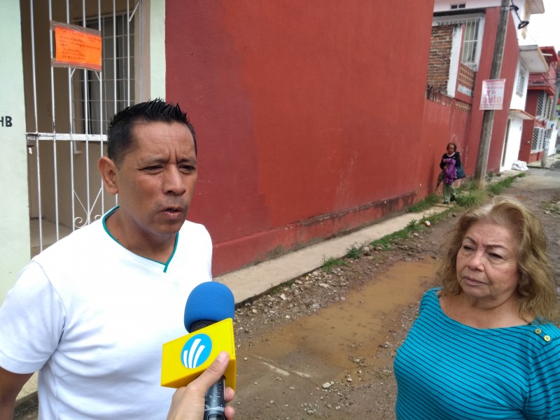 Calles de Lomas Verdes en pésimas condiciones