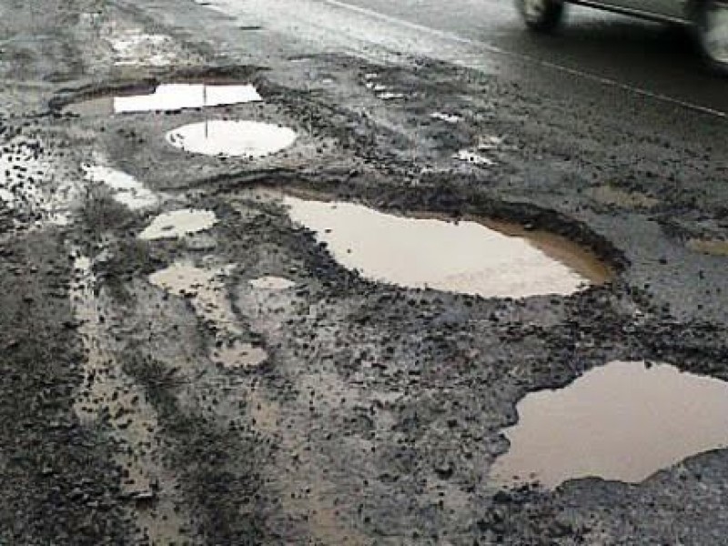 Calles destrozadas por lluvias en Comitán