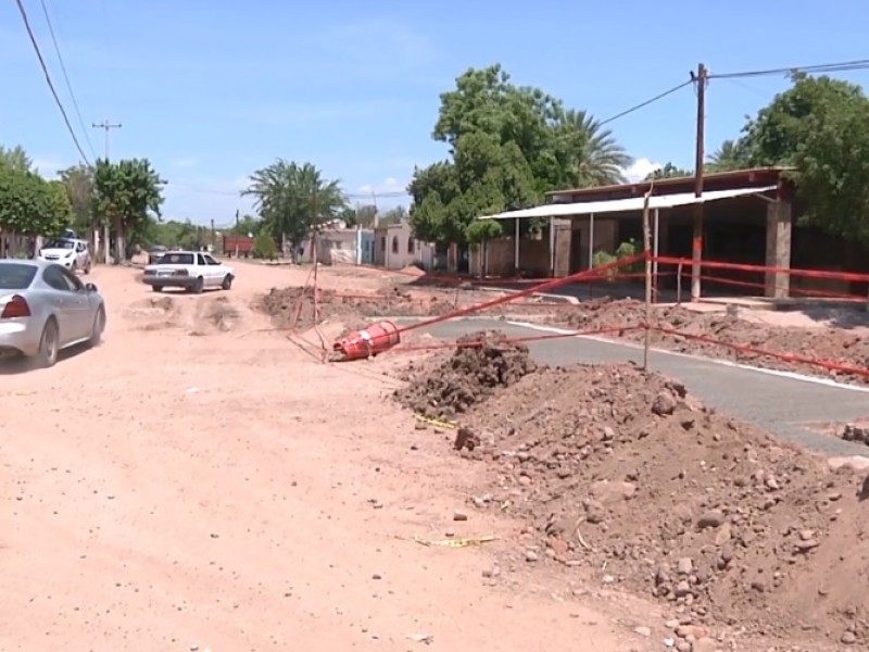 Calles en mal estado;Bácum