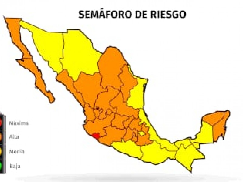 Cambia SLRC a semáforo amarillo.