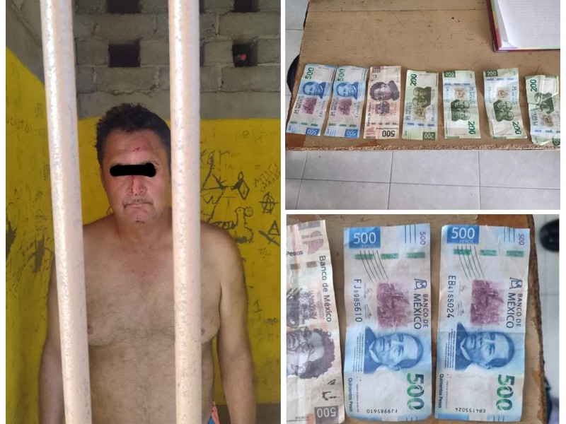 Cambiaba billetes falsos en El Espinal y fue detenido