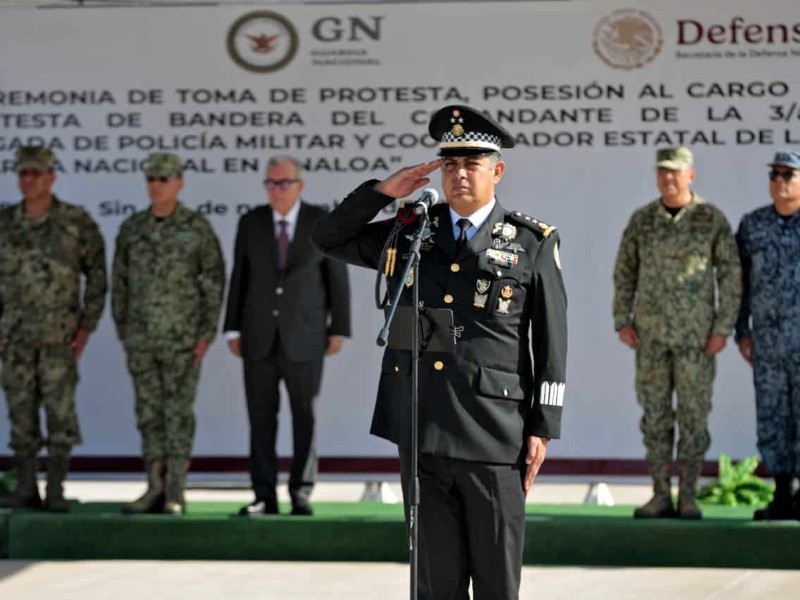 Cambian a coordinador de la GN a cuatro meses de ser asignado